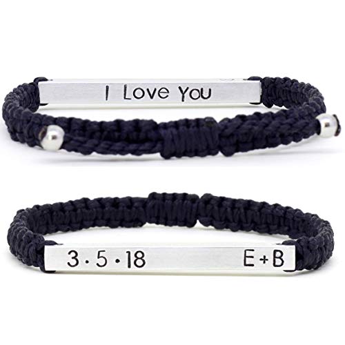 Handmade Macrame Bar Bracelet with Secret Message - Adjustable Boho Friendship Bracelet for Women & Teens - Perfect for Gifts, Parties, and Everyday Wear