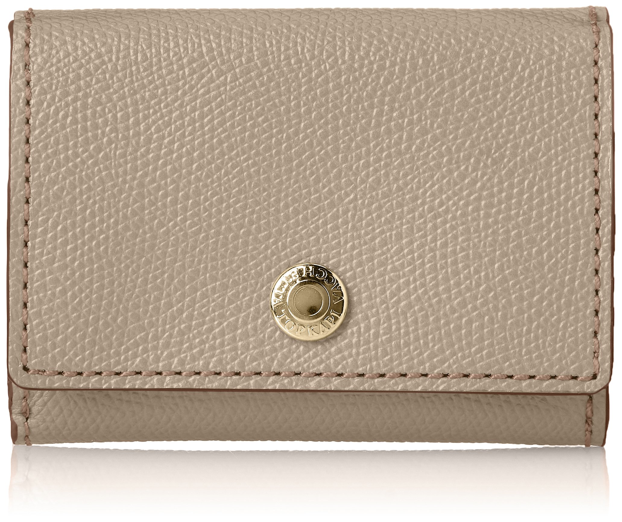 TOPKAPI Women's Colorato Mini Wallet - Embossed Square Grain Trifold Design Compact Purse for Everyday Use, Travel & Gift Giving