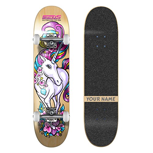 Black Grip Tape / White Wheels
