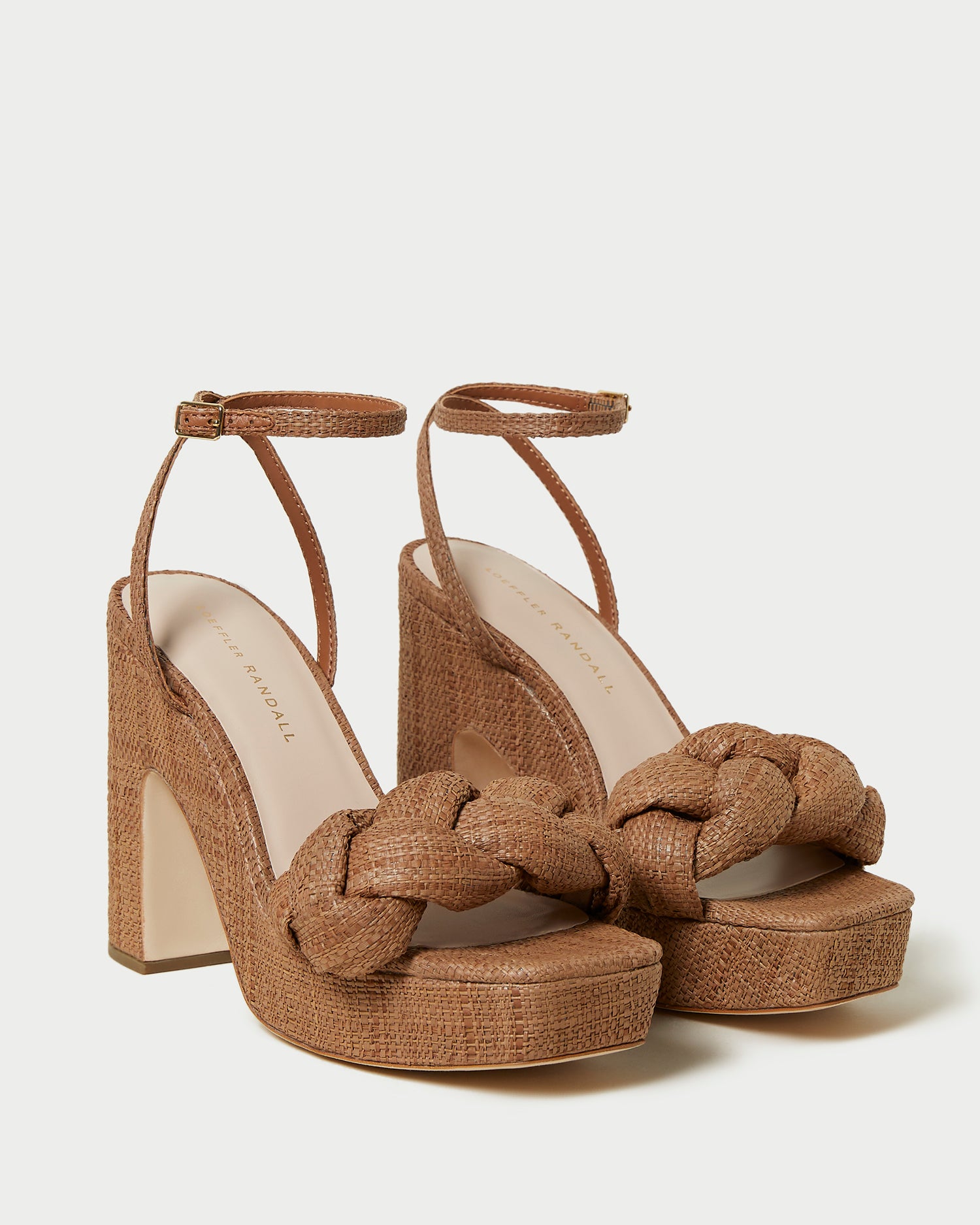 Fae Brown Platform Heel Shoes for Women - Comfortable Chunky High Heels with Arch Support | Perfect for Parties, Weddings & Office Wear