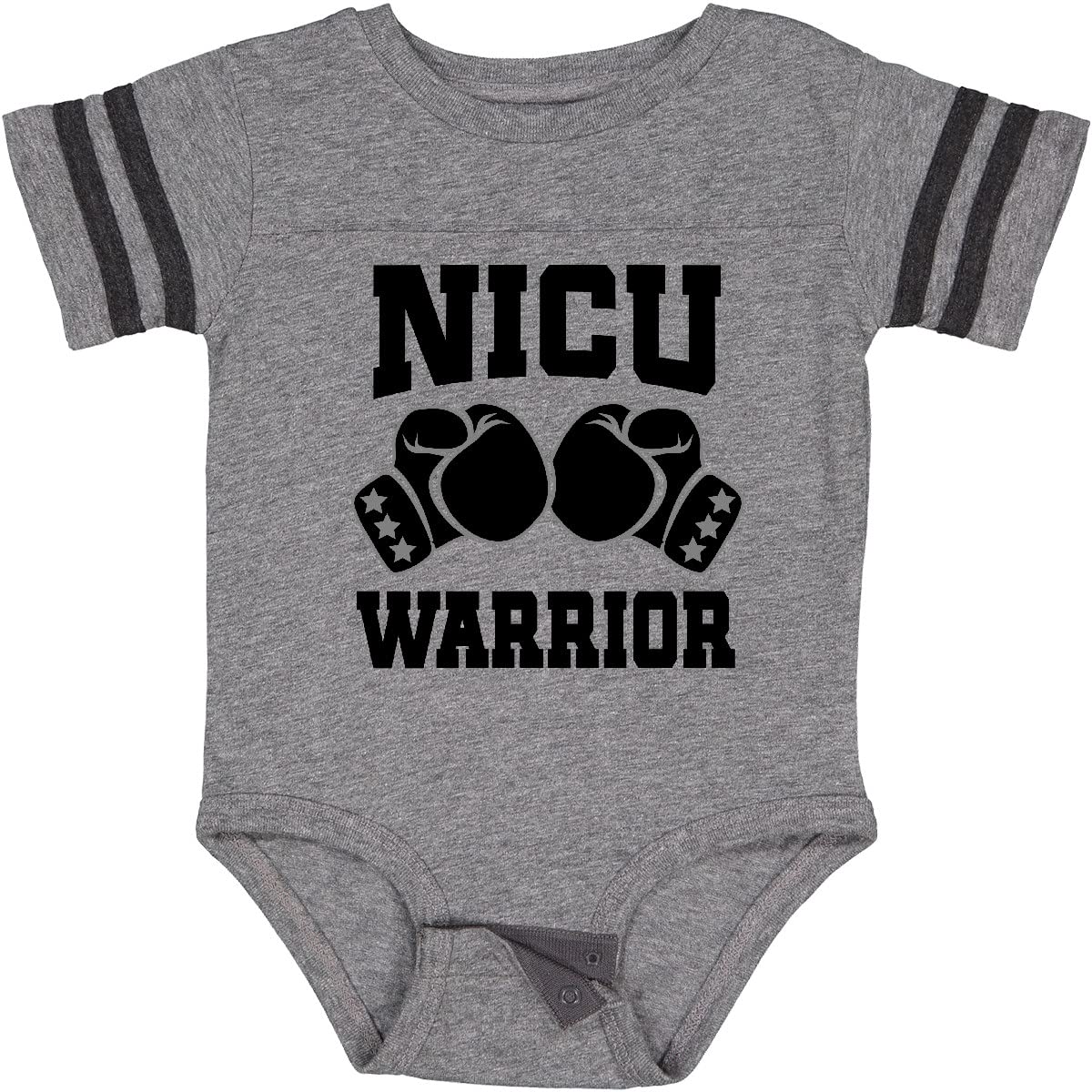 Inktastic NICU Warrior Baby Boy Bodysuit - Comfortable & Cute Newborn Onesie for Preemie & NICU Babies - Perfect for Hospital, Homecoming & Special Moments