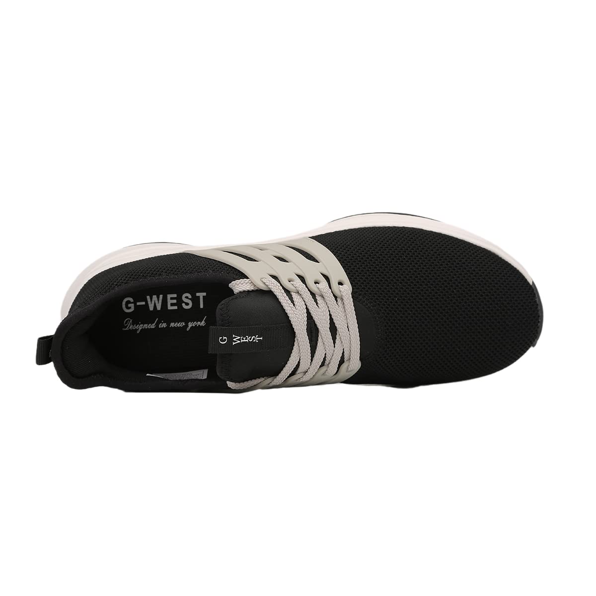 G WEST Men's Crown Athletic Shoes - Lightweight Running Sneakers for Men, Breathable Gym Workout Shoes with Cushioned Support - Perfect for Jogging, Training & Casual Wear