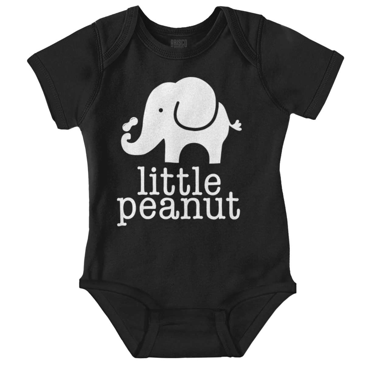Brisco Brands Little Peanut Cute Elephant Baby Romper - Adorable Animal Print Onesie for Boys & Girls - Perfect for Playtime, Photo Shoots & Everyday Wear
