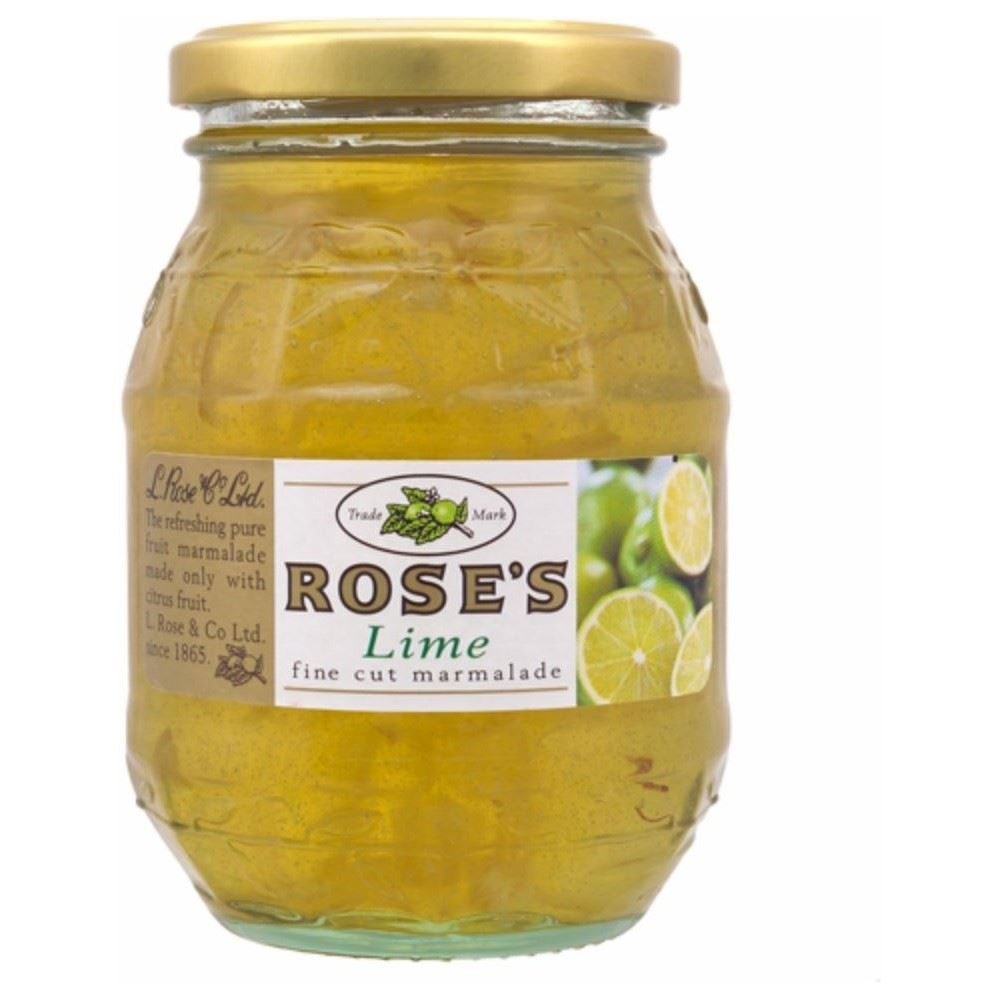 Rose's Lime Fine Cut Marmalade (454g) - Premium British Marmalade for Breakfast, Baking & Cocktails | Gluten-Free Lime Spread for Toast, Scones & Desserts