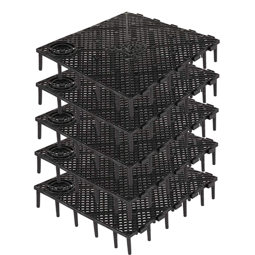 UKCOCO Aquarium Bottom Filter Grid Tray - 20pcs Fish Tank Divider Tray with Under Gravel Filtration System | Enhances Water Quality for Freshwater & Saltwater Tanks | Perfect for Aquascaping, Breeding Tanks & Planted Aquariums