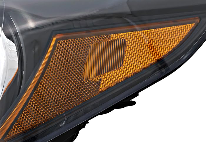 Honda CRV Headlights Lamps Set - Compatible with 2012 2013 2014 Models - Halogen Replacement for Driver & Passenger Side - Perfect for Night Driving and Foggy Conditions