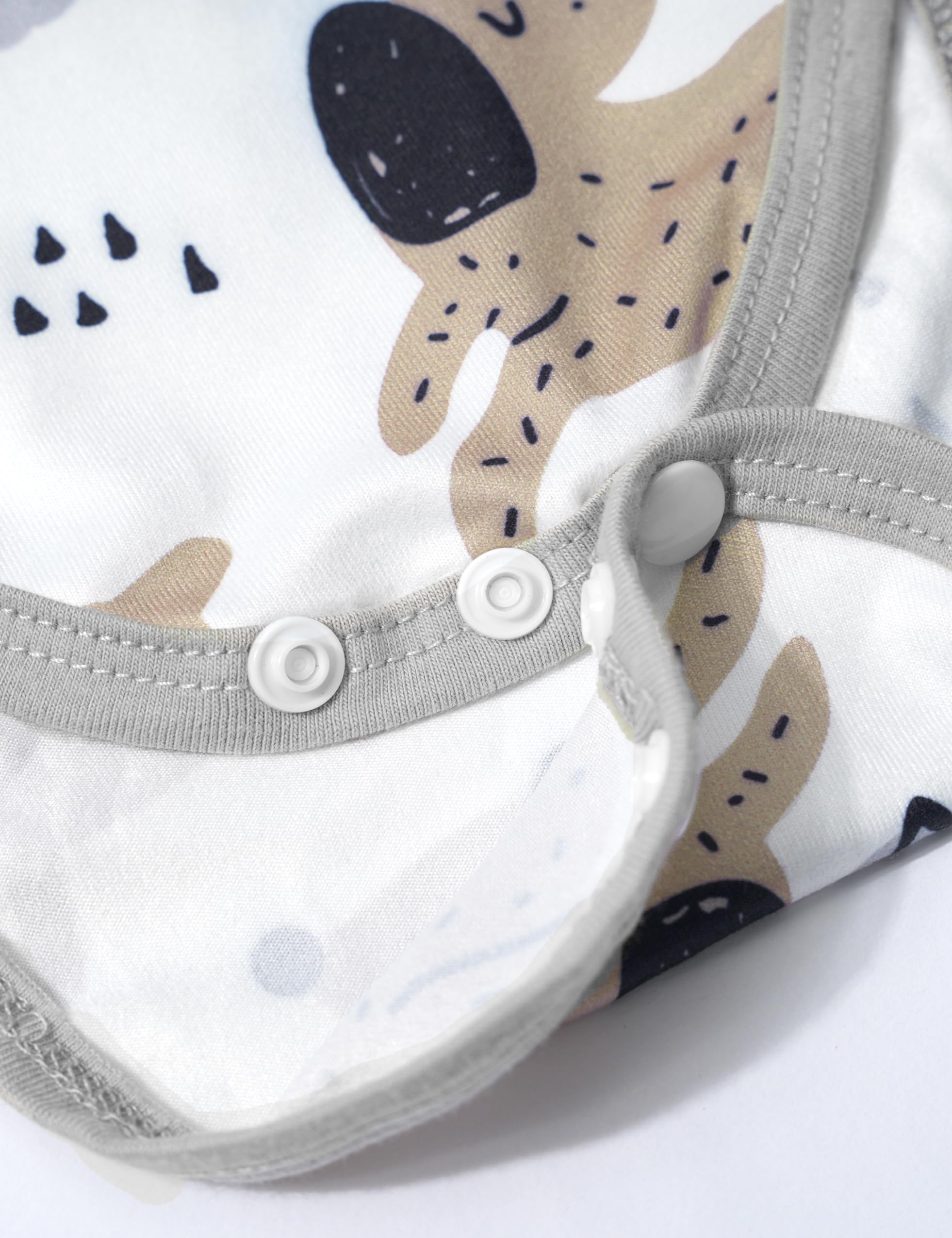 Adorable Baby Boy Clothes - Long Sleeve Animal Print Romper & Plaid Overalls Jumpsuit | Cute Outfits for Newborns & Infants | Perfect for Playtime, Photo Shoots & Special Occasions