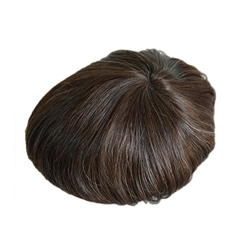 #210(Darkest Brown with 10% Gray Hair)