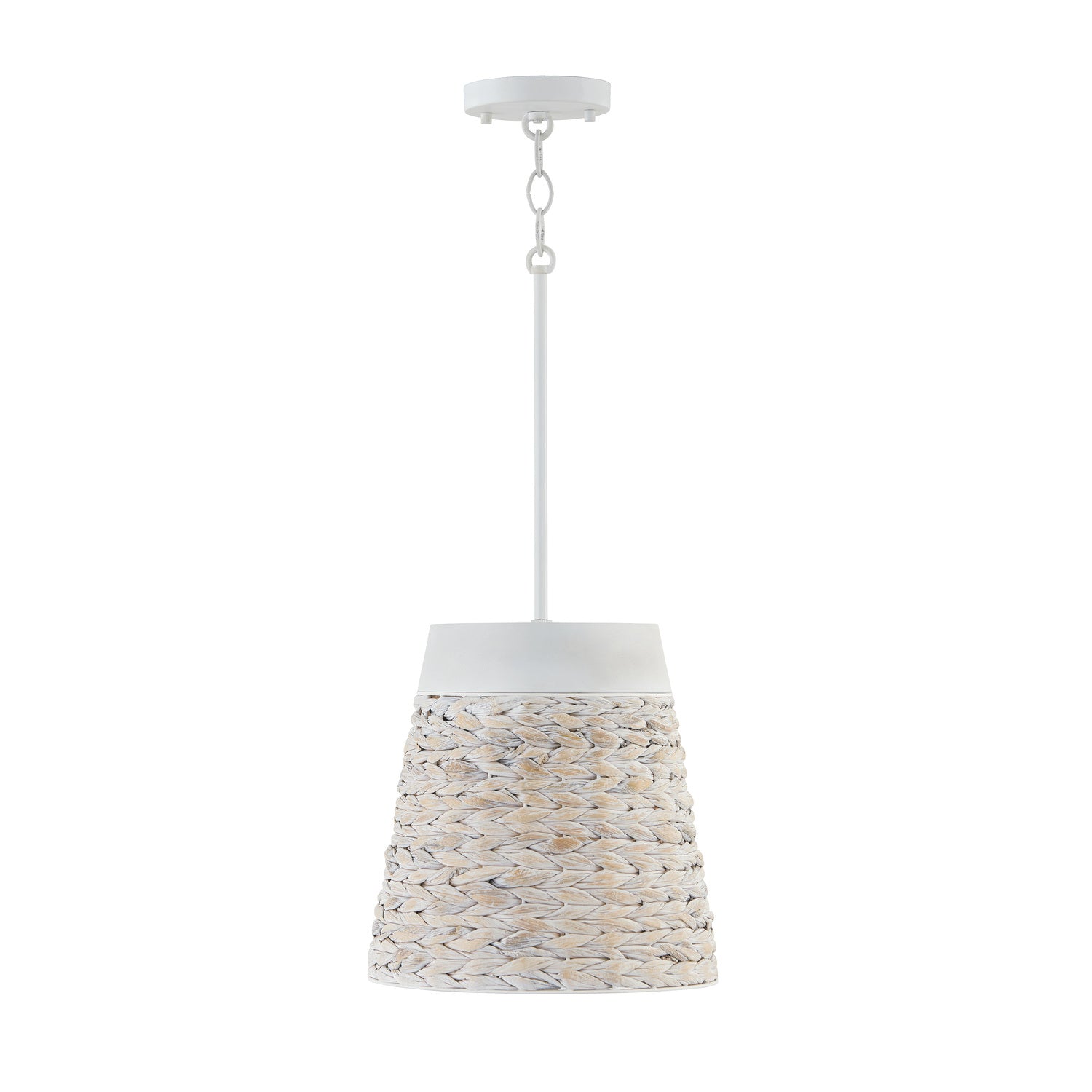 Capital Lighting Modern One Light Pendant - Sleek Hanging Fixture for Kitchen Island, Dining Room or Bedroom Lighting | Dimmable LED Compatible