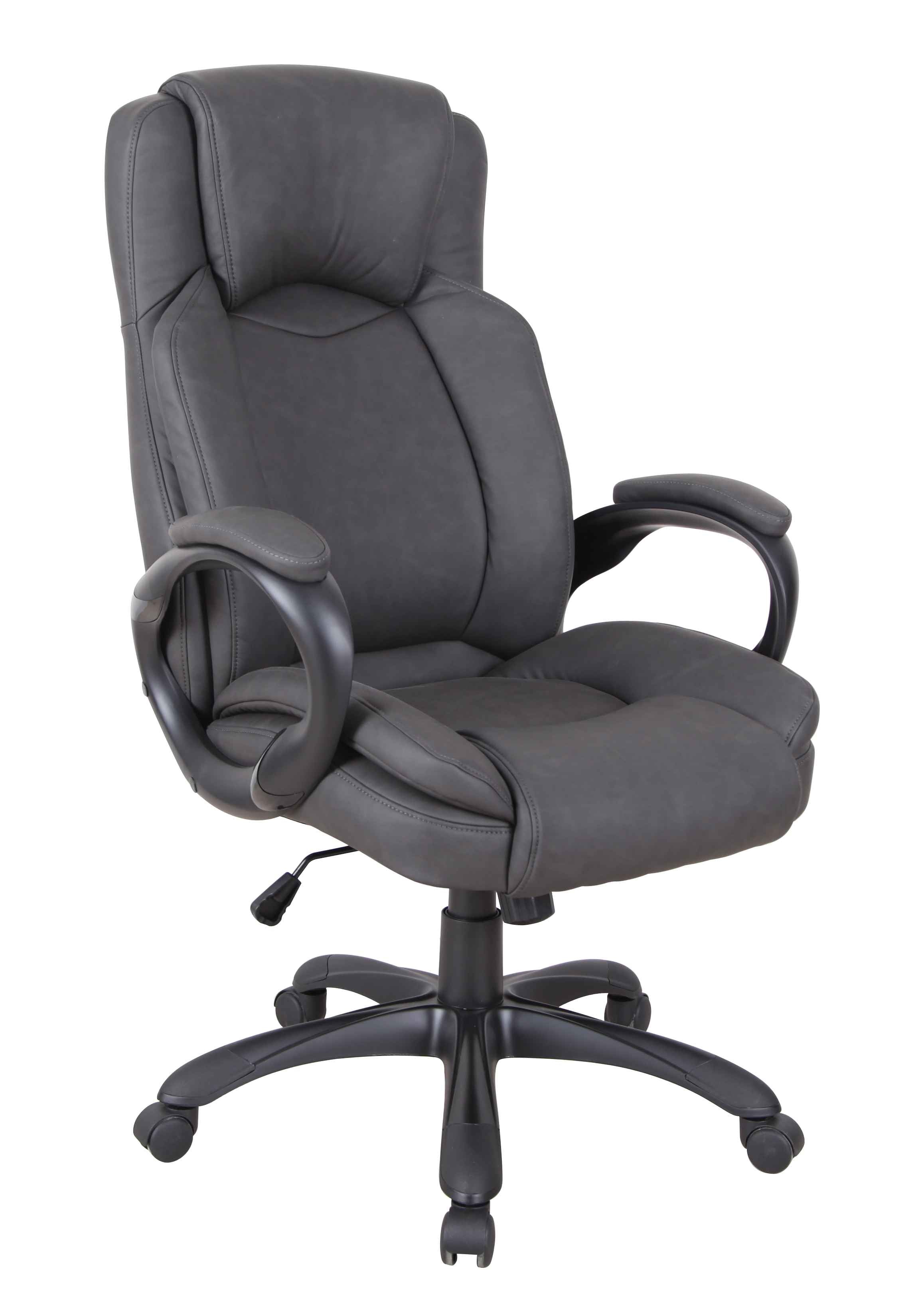 1293H Ergonomic Office Chair with Adjustable Height - Grey, Comfortable Computer Desk Chair for Home & Office Workspaces - Perfect for Long Hours of Sitting, Gaming, and Remote Work