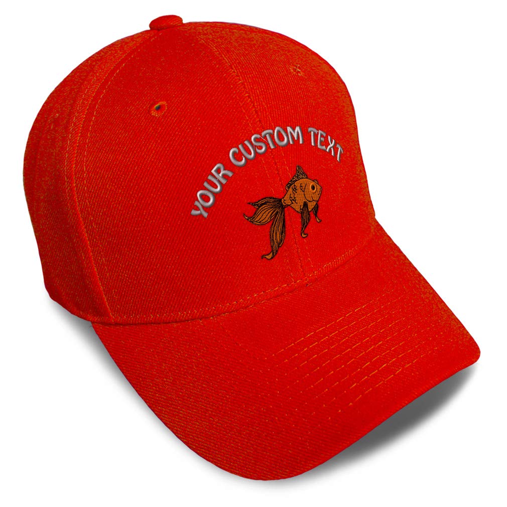 Stylish Animal Wildlife Fish Goldfish Baseball Cap for Men & Women - Perfect for Outdoor Activities, Fishing, and Casual Wear