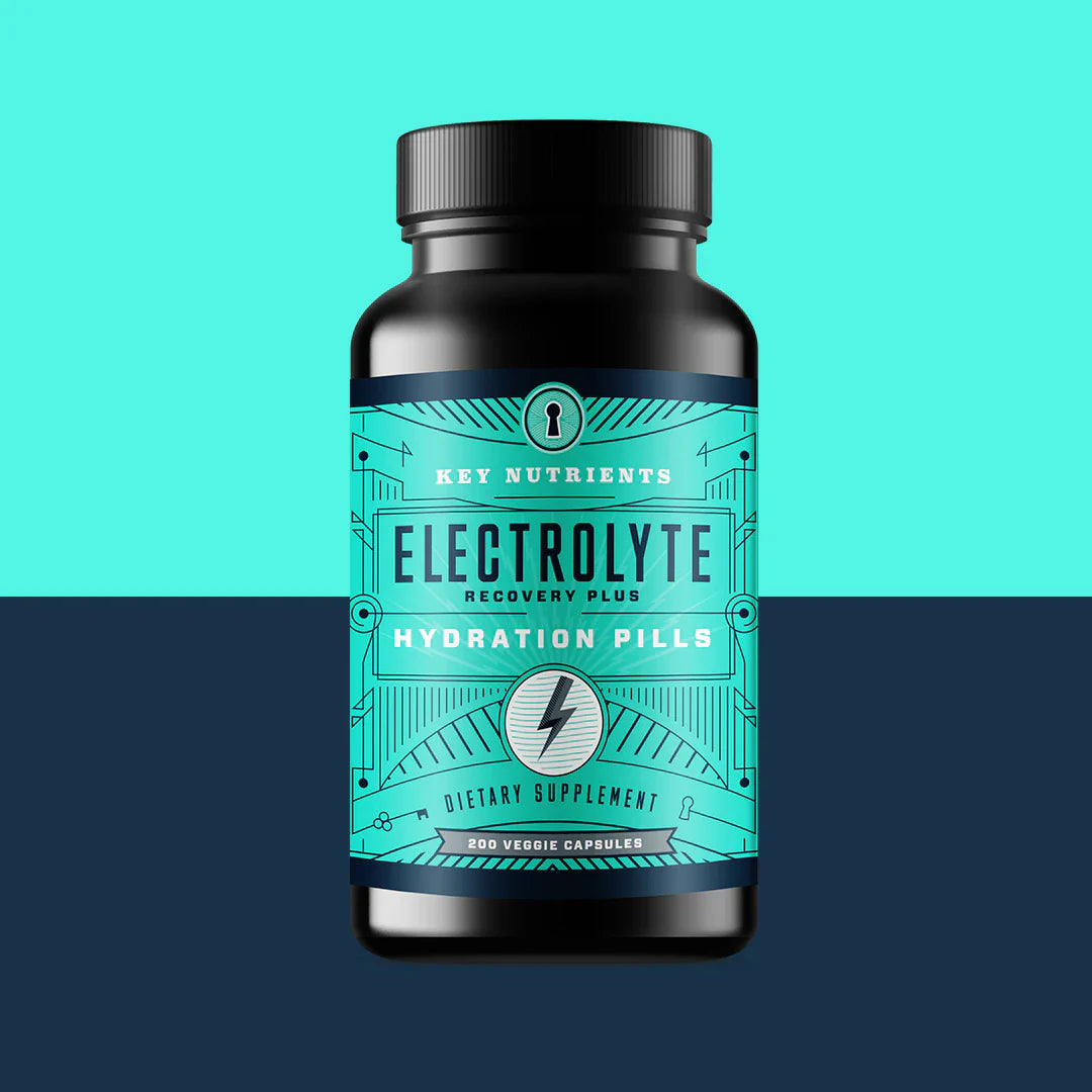 Electrolyte Hydration Pills - Fast-Absorbing Capsules for Rapid Rehydration | Boost Energy & Recovery for Athletes, Workouts & Outdoor Activities