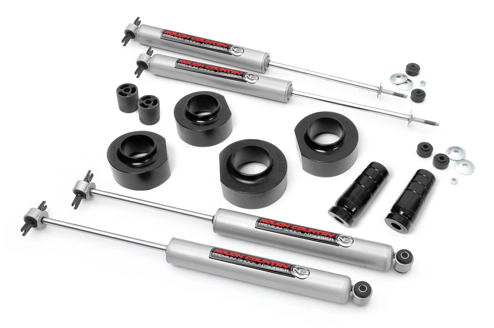 1.5 Inch Lift Kit for Jeep Wrangler TJ (1997-2006) & Wrangler Unlimited (2004-2006) - Heavy Duty Suspension System N3 65030 - Perfect for Off-Roading, Trail Riding & Enhanced Ground Clearance