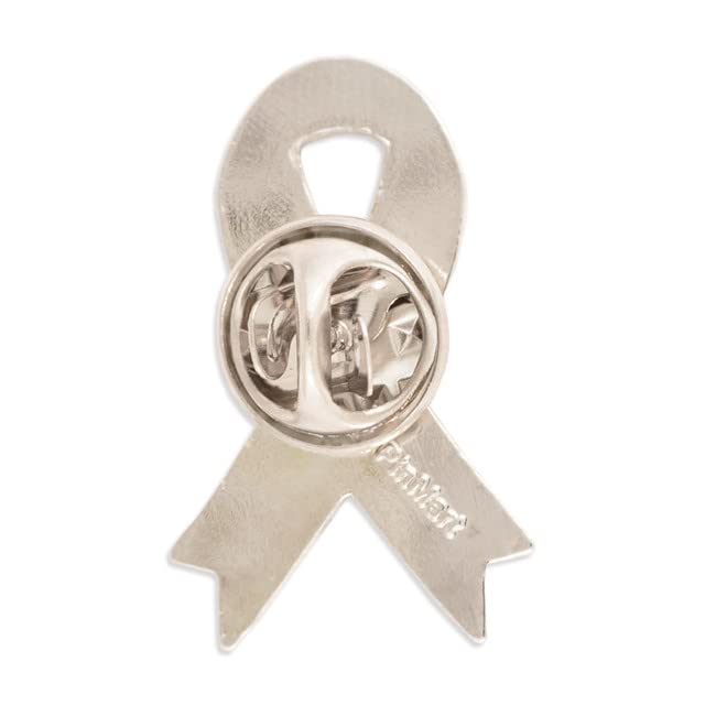 Stroke Awareness Red Ribbon Enamel Lapel Pin - Support Stroke Survivors & Show Solidarity - Perfect for Fundraisers, Medical Events & Awareness Campaigns