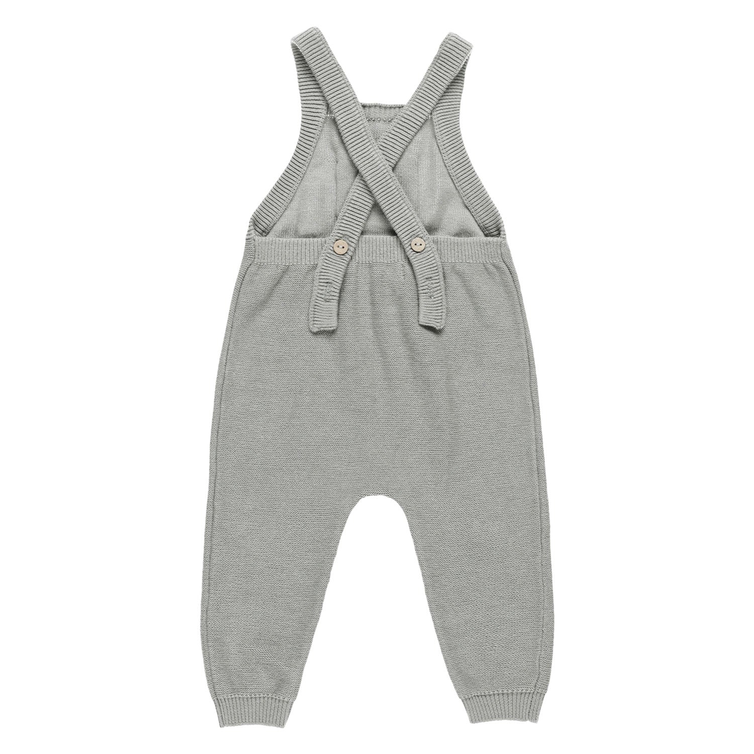 Stylish Knit Overalls in Dusty Blue - Perfect for Casual Outings & Cozy Loungewear - FINAL SALE
