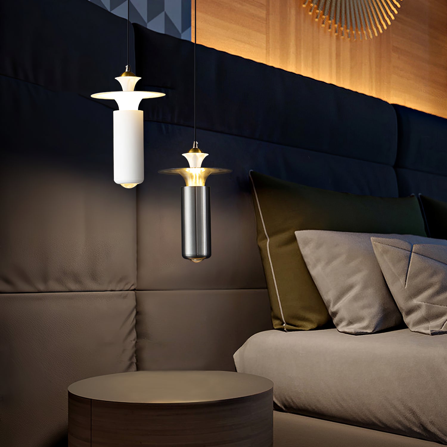 Esca Pendant Lamp - Modern Hanging Light Fixture for Kitchen, Dining Room & Bedroom | Energy Efficient LED Ceiling Light with Adjustable Height | Perfect for Home, Office & Restaurant Decor
