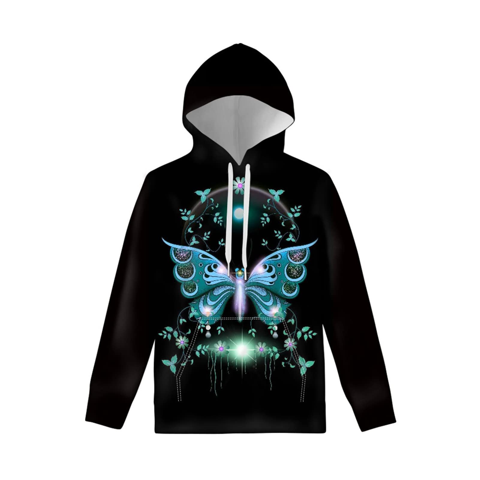 YSTARDREAM Teen Girls Hooded Sweatshirt - Soft Pullover Hoodie with Drawstrings & Long Sleeve for School, Casual Wear & Outdoor Activities