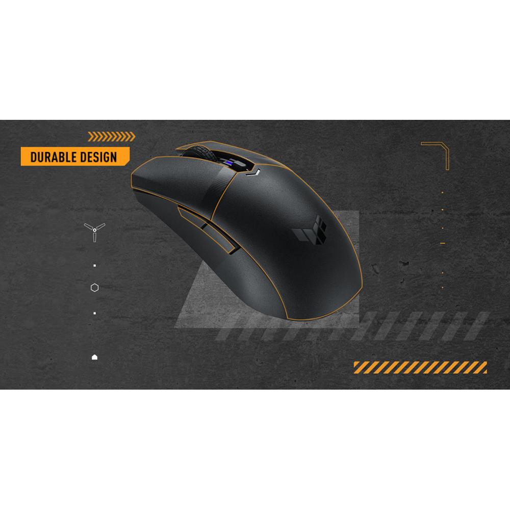 ASUS TUF Gaming M4 Wireless Gaming Mouse - High Precision 16000 DPI, RGB Lighting, Ergonomic Design for PC & Laptop - Perfect for FPS, MOBA & Esports Gaming