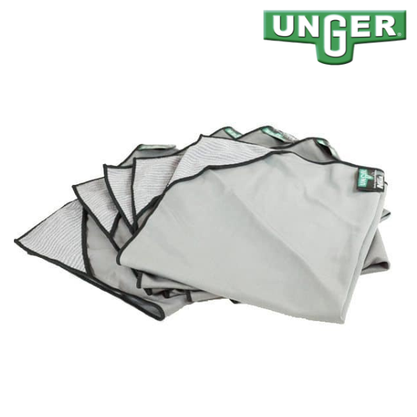 Unger Ninja MicroWipe Pro Microfiber Cleaning Cloth - Super Absorbent, Lint-Free for Glasses, Screens, Cameras & Electronics - Perfect for Home, Office & Car Cleaning