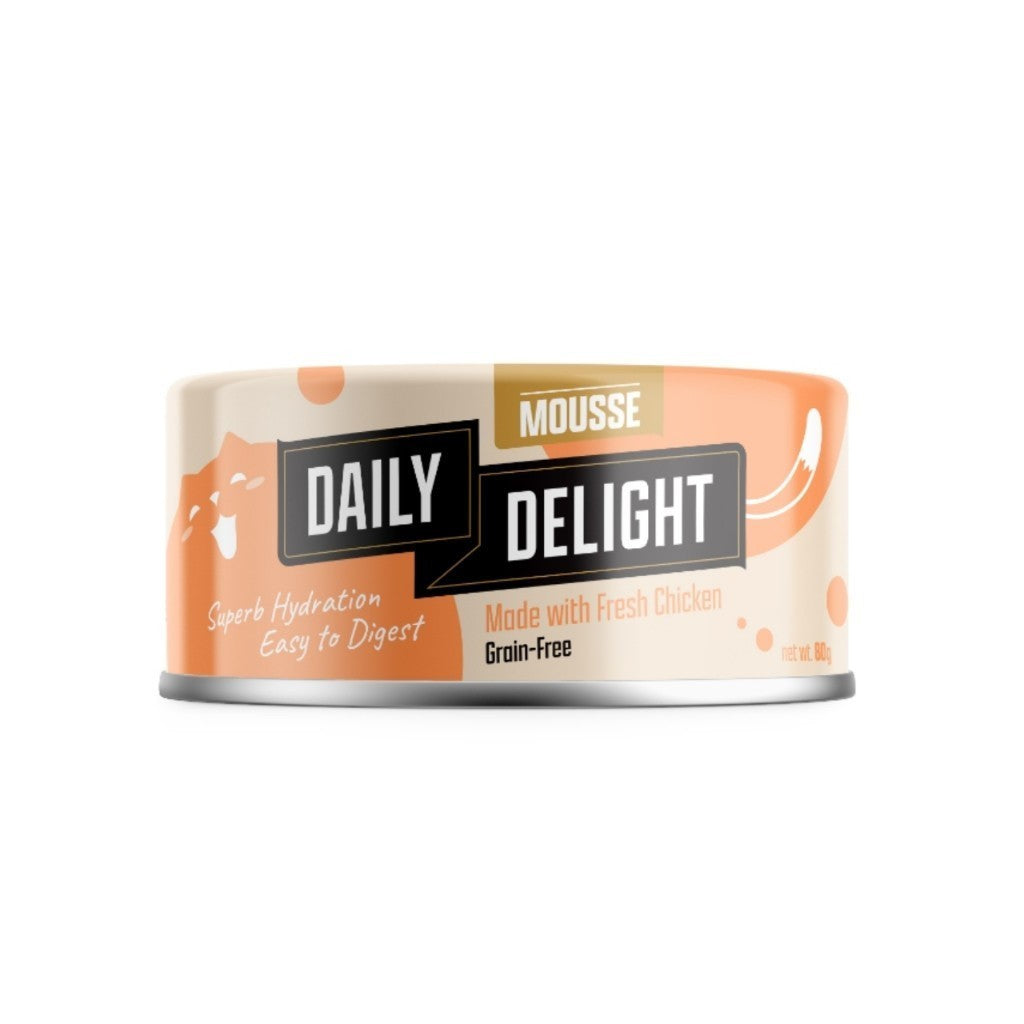 Premium Grain-Free Chicken Flavor Wet Cat Food - Nourishing Formula, Easy to Digest, Irresistibly Tasty - Perfect for Mealtime, Treats & Picky Eaters
