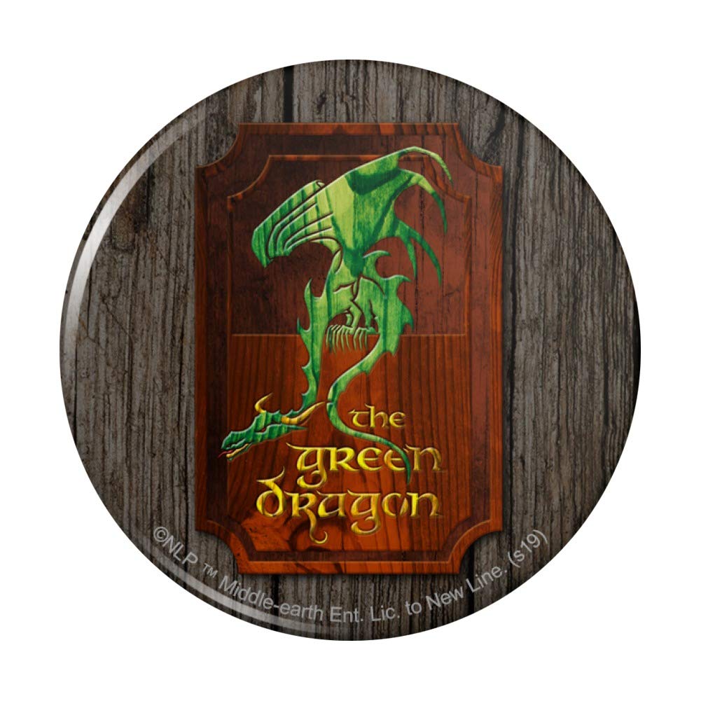 The Lord of the Rings Green Dragon Kitchen Refrigerator Magnet - Fun Collectible Button for Fans, Home Decor & Office Fridge Accessories