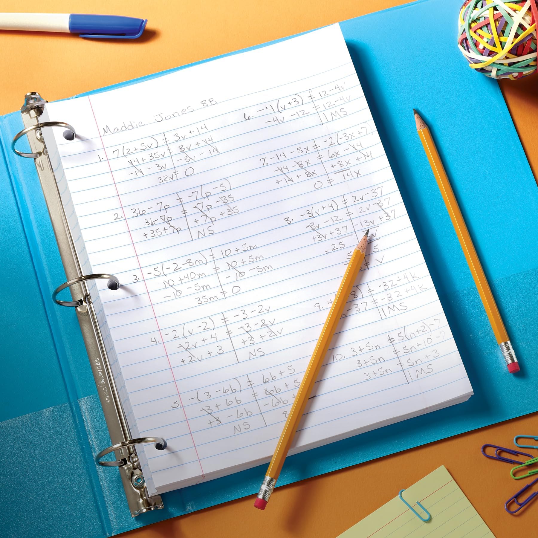 Premium Oxford Loose Leaf Paper - 8.5