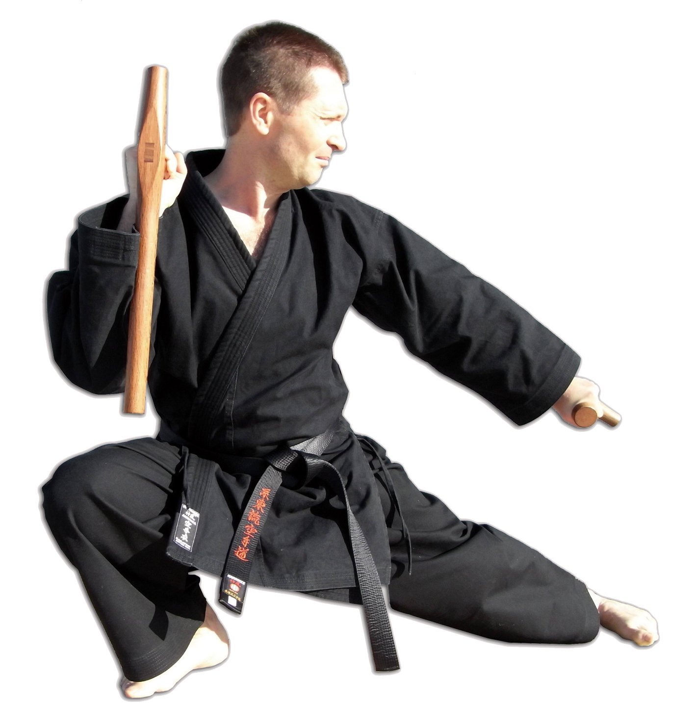 Premium 100% Cotton Black Karate Gi Jacket - Authentic Kobudo Uniform for Martial Arts Training & Competition | Ideal for Karate, Kobudo, and Traditional Japanese Martial Arts Practice
