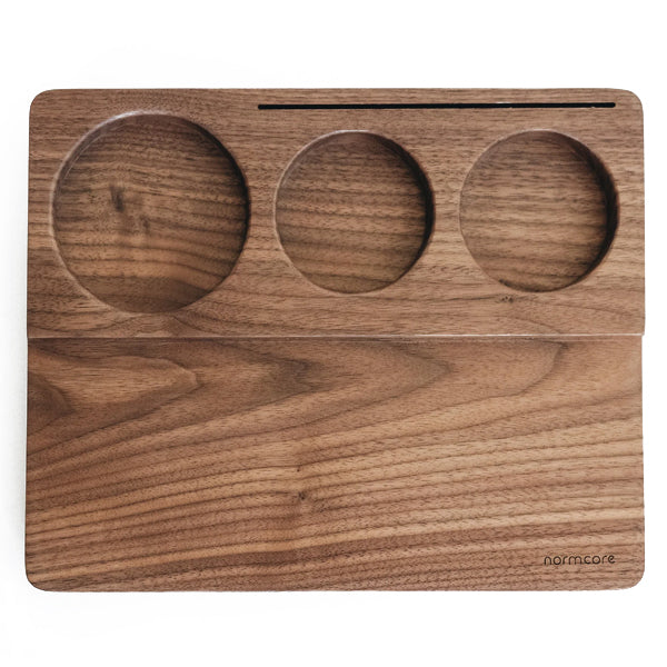 Premium Wooden Normcore Tamping Mat Station for Espresso - Barista-Grade Coffee Accessory for Home & Professional Use