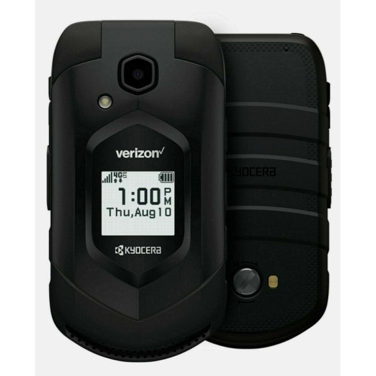 Kyocera DuraXV LTE 16GB Unlocked Smartphone - Black (Verizon, CDMA/GSM) | Rugged Phone for Outdoor, Construction & Emergency Use
