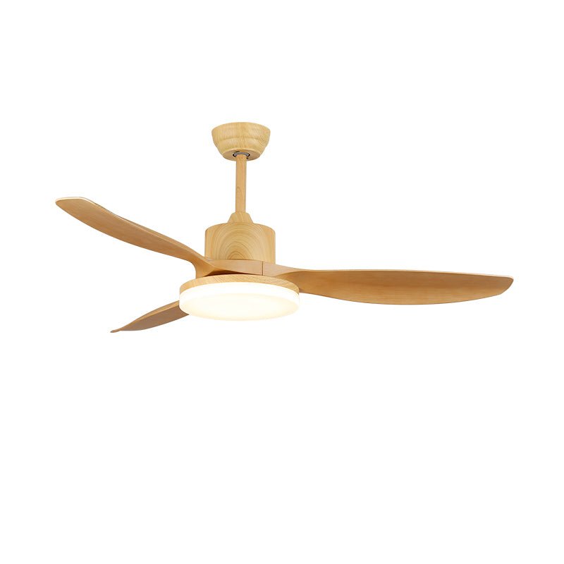 Keltis 48/52 Inch Ceiling Fan with Light Kit - Energy Efficient Indoor/Outdoor Fan for Living Room, Bedroom, Patio - Remote Control, Reversible Motor, 3 Speeds