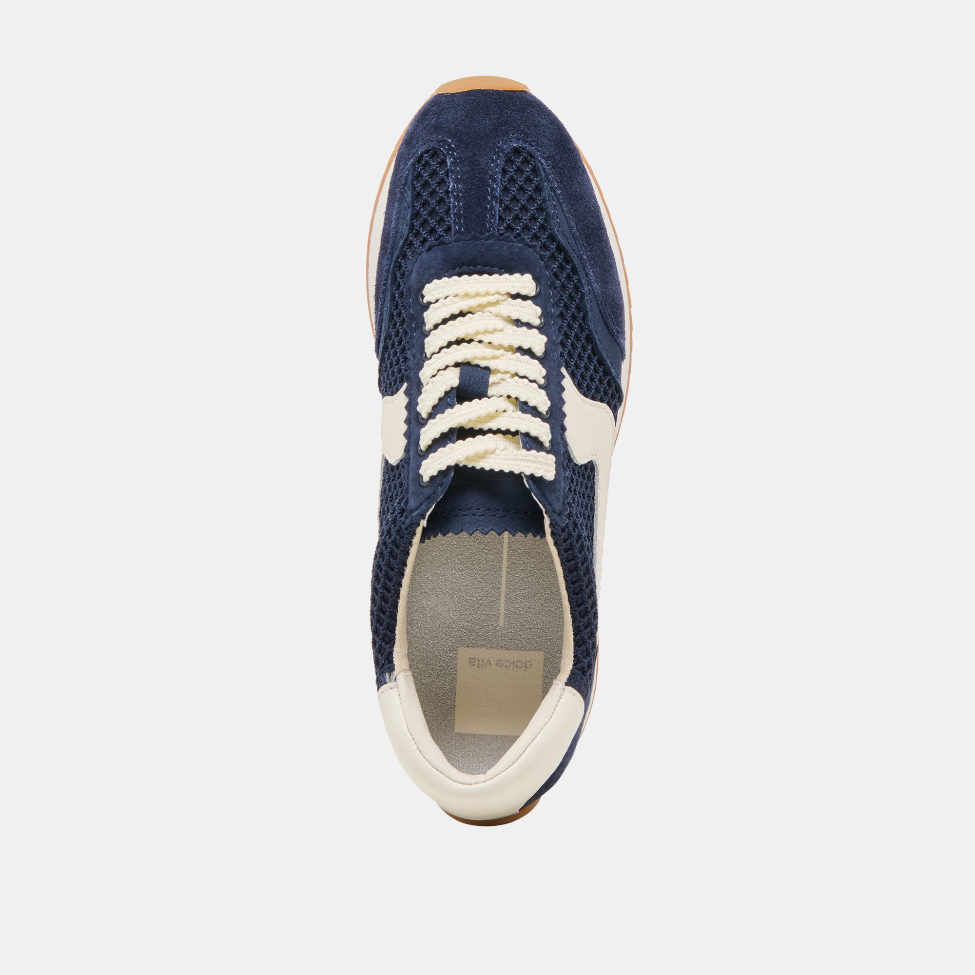 B.NTCD Breathable Mesh Sneakers for Men & Women - Navy Blue Woven Fabric Running Shoes - Lightweight Comfortable Walking Shoes for Gym, Jogging & Casual Wear