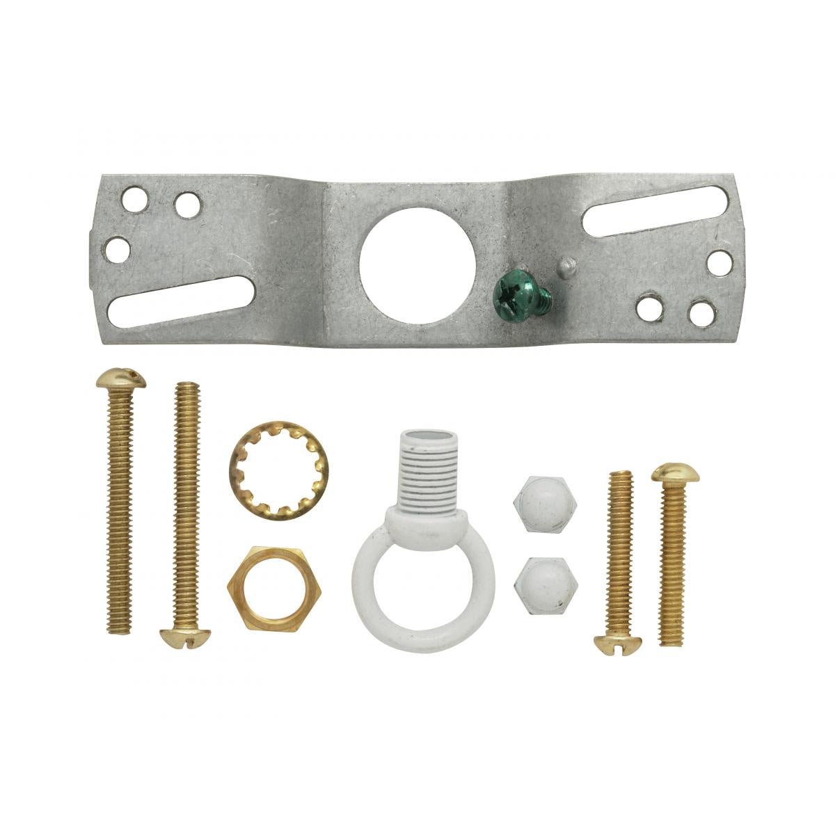 1 Loop Parts Bag White - Durable Storage Organizer for Small Items - Perfect for Travel, Camping, and DIY Projects