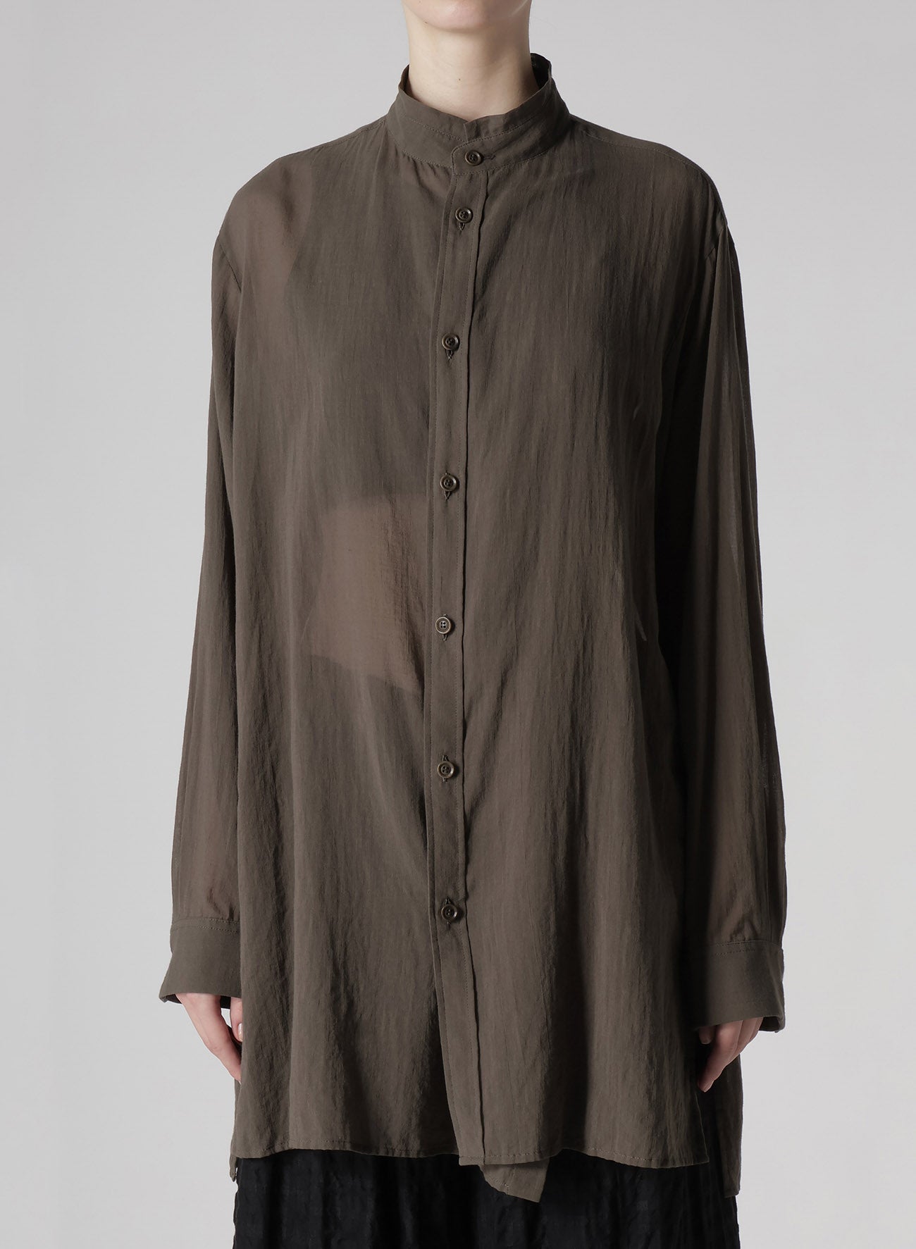 Soft Cotton Chiffon Right Front Double Layer Shirt for Women - Elegant & Breathable Blouse for Work, Date, and Casual Outfits