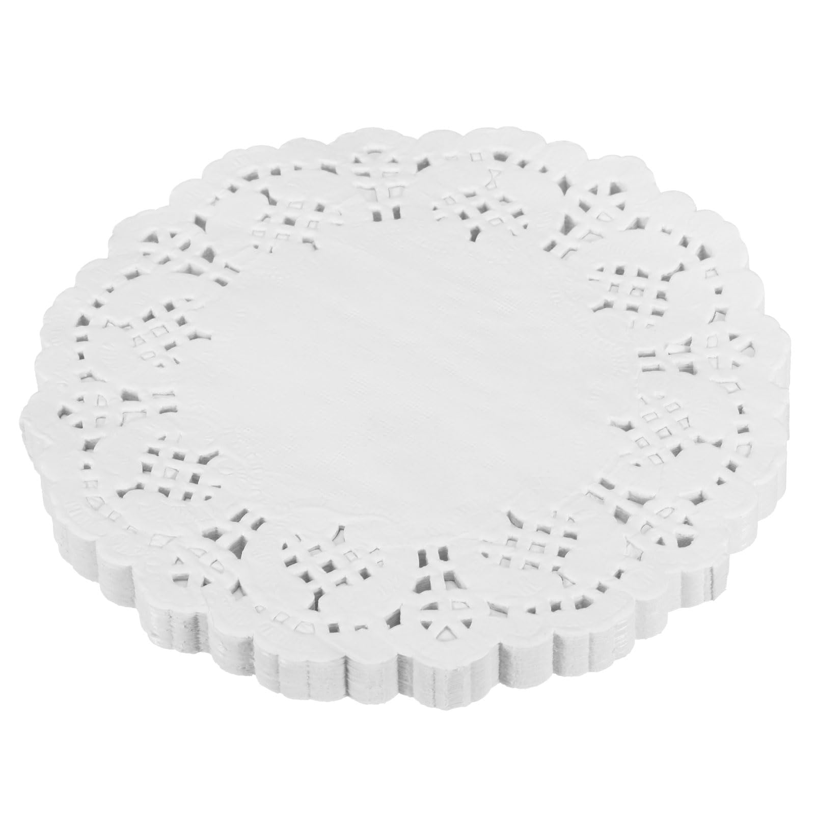 1000 Pcs White Lace Paper Doilies 5.5 Inch Round - Elegant Disposable Tableware for Wedding, Birthday Party, Cake & Dessert Display - Perfect for Table Decorations, Food Serving & Special Occasions