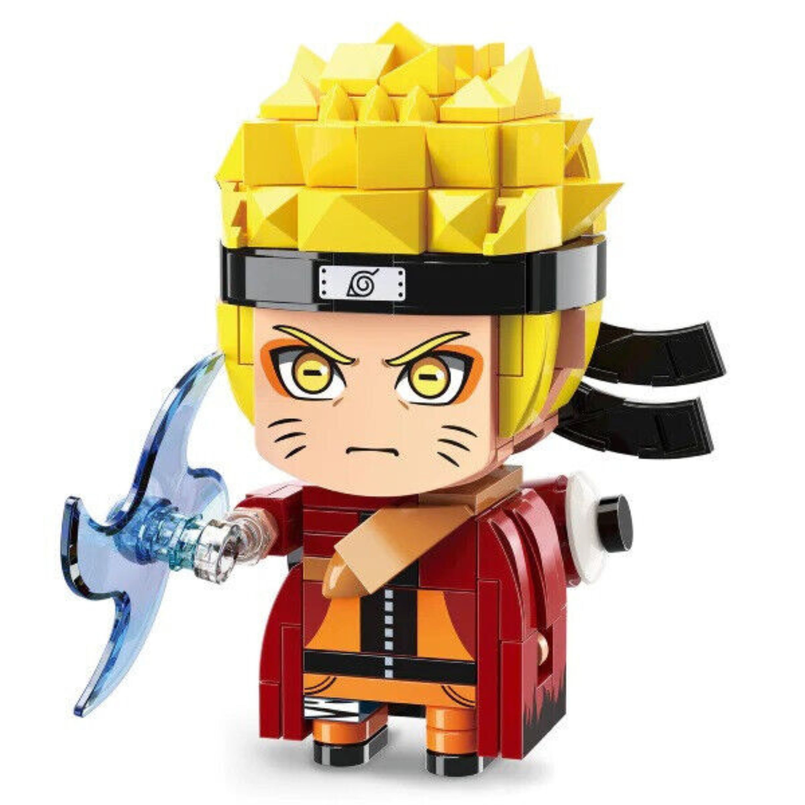 Qman Keeppley X Naruto Shippuden Building Blocks Set - 500+ Pieces Anime Model Kit for Kids & Adults - Perfect for Collectors, Gifts & Creative Play