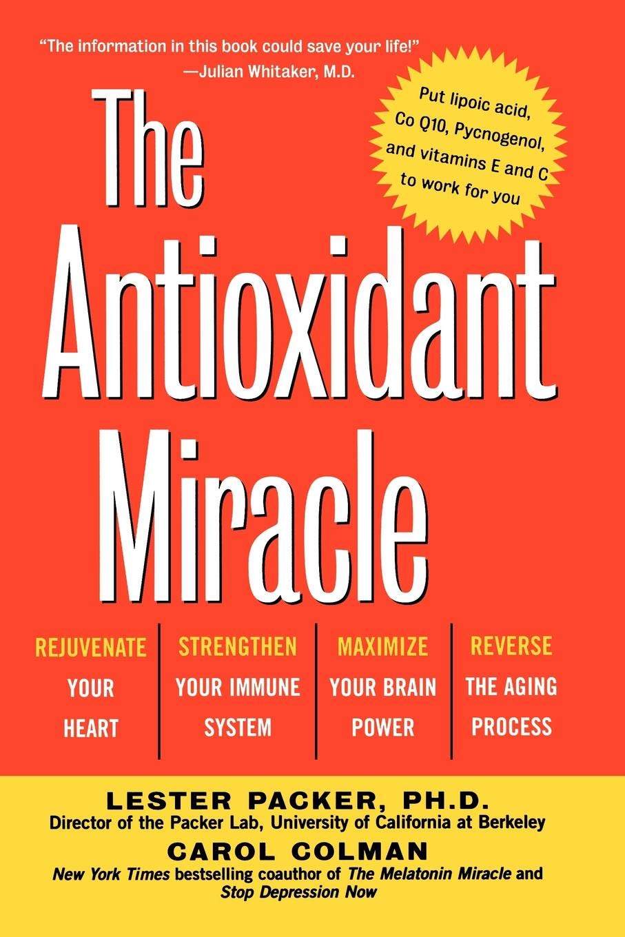 Best Antioxidant Supplement with Lipoic Acid, Pycnogenol, Vitamins E & C - Boost Immunity & Energy for Active Lifestyles
