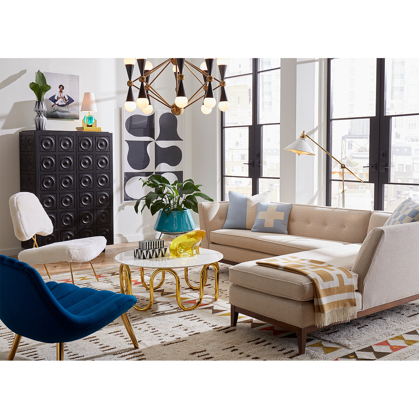 Stylish Scalinatella Cocktail Table - Modern Side Table for Living Room, Bedroom & Office - Perfect for Coffee, Books & Decor