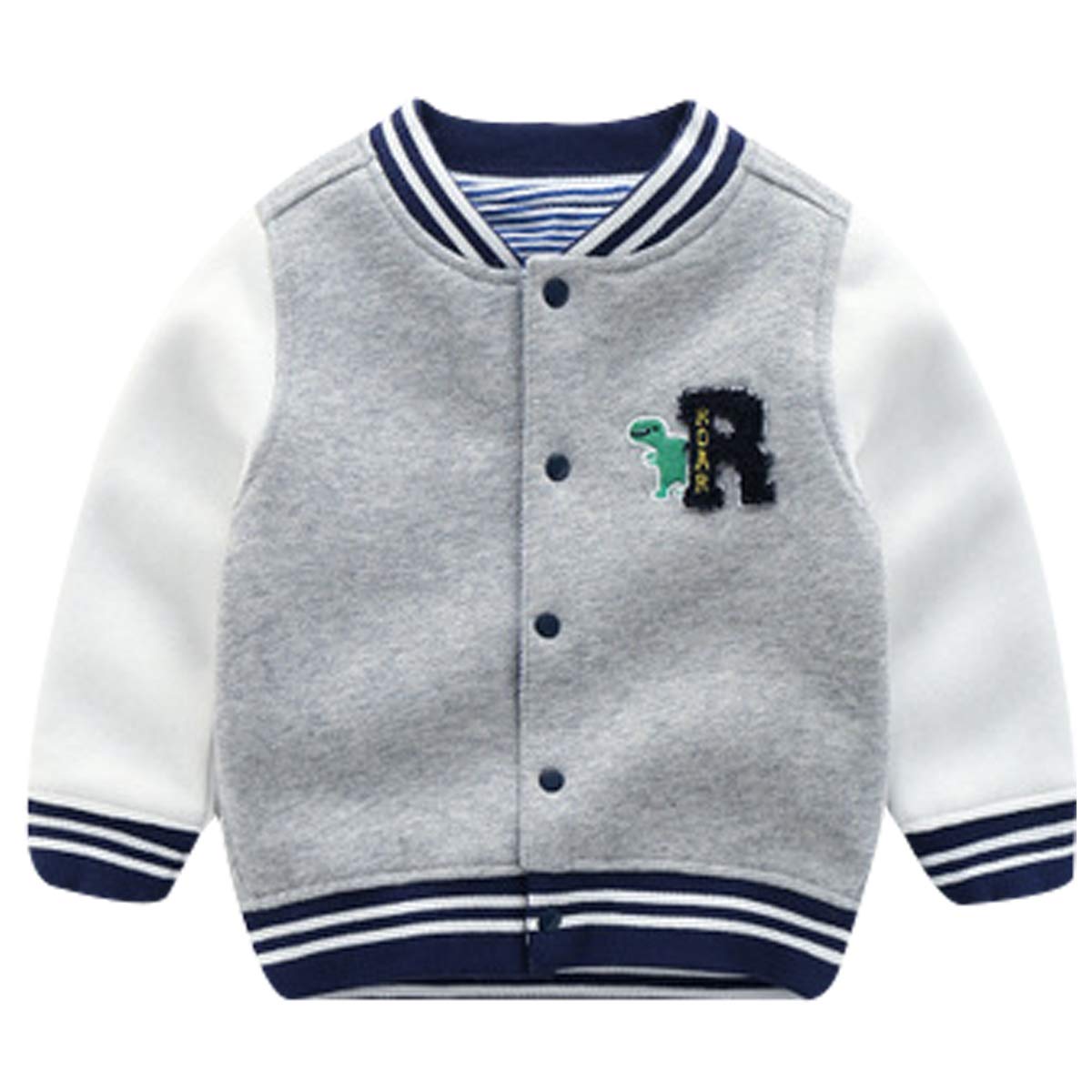 Famuka Baby Boy Spring Coat - Lightweight Baseball Cardigan Jacket for Toddlers & Little Kids | Perfect for Outdoor Play, Spring Outings & Casual Wear
