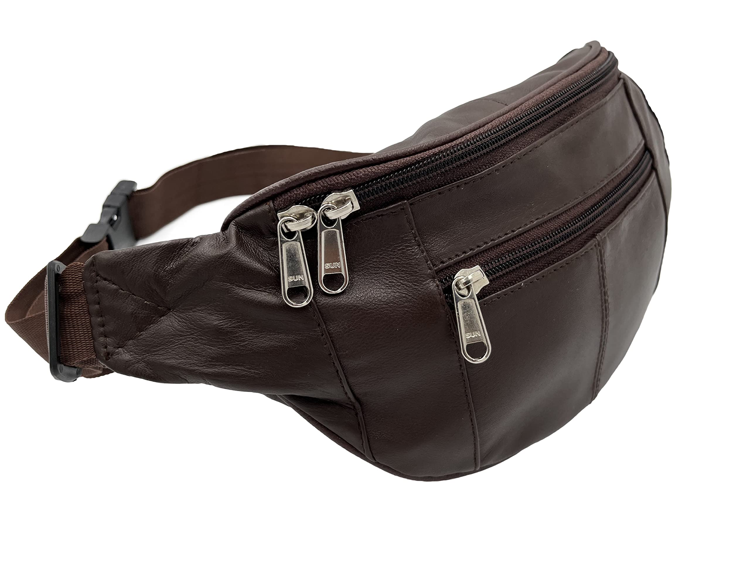 Liberty Leather Medium Fanny Pack for Women - Crossbody Waist Bag with Adjustable Strap, Stylish Bum Hip Pack for Teen Girls & Women | Perfect for Travel, Hiking, Running & Everyday Use