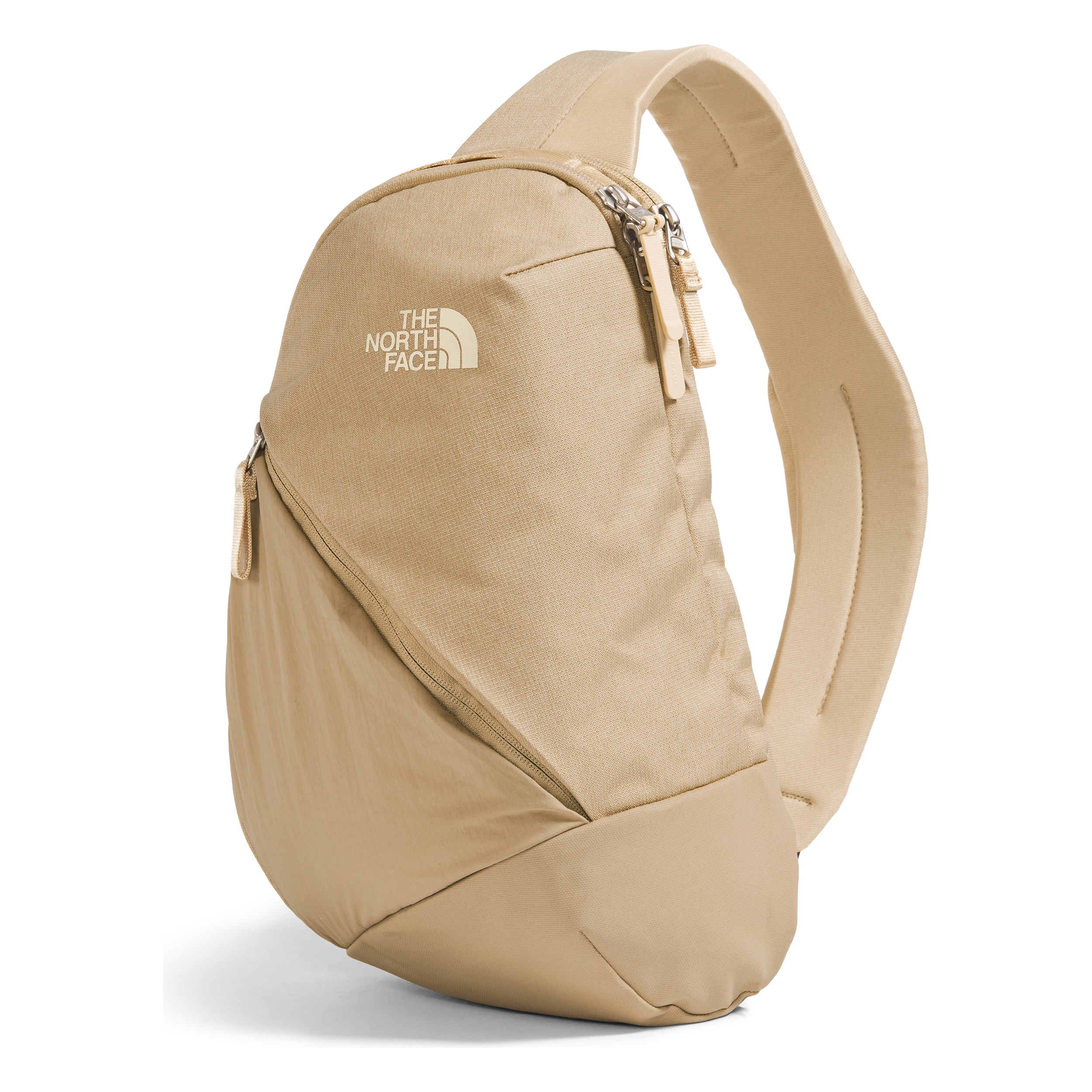 The North Face Women's Isabella Sling Crossbody Bag - Khaki Stone Dark Heather, Lightweight & Water-Resistant for Hiking, Travel & Everyday Use