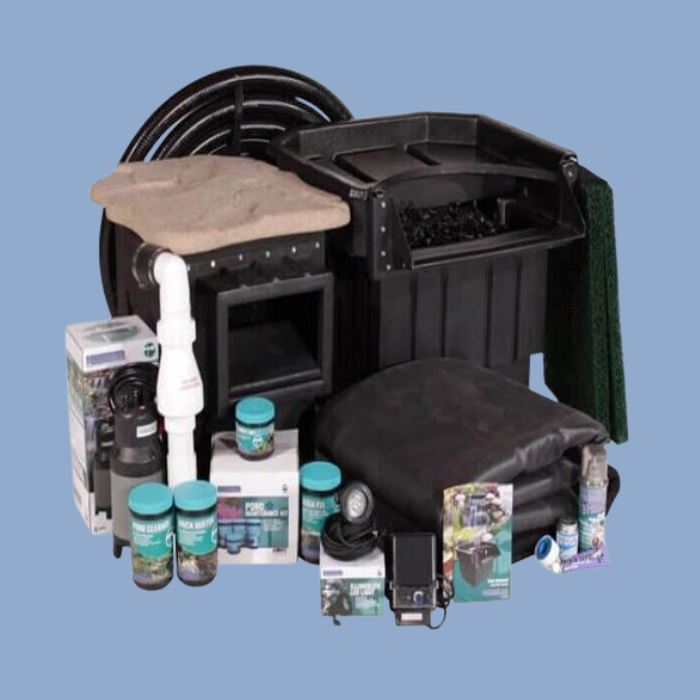 Blue Thumb Elite Complete Pond Kit Small 8' x 11' – Perfect for Backyard Water Gardens & Small Outdoor Ponds