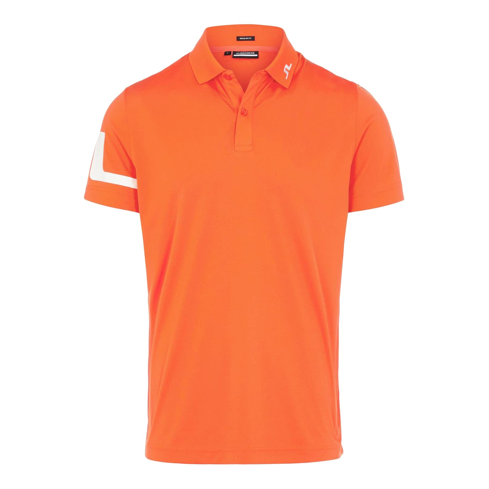 J. Lindeberg Heath Regular Fit Men's Golf Polo Shirt - Breathable & Moisture-Wicking Performance Top for Golf, Casual Wear & Outdoor Activities