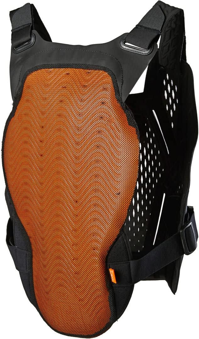 Fox Racing Raceframe Impact SB CE D3O Motocross Chest & Back Protector - Black (L/XL) | CE Certified Safety Gear for Off-Road Racing & MX Riding