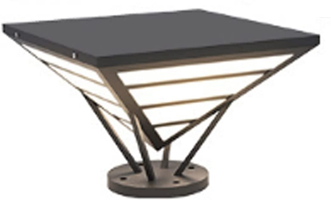 Modern Solar Deck Post Lights - IP65 Waterproof Aluminum LED Fence Lamp for Outdoor Garden, Lawn & Landscape Lighting | Perfect for Patio, Villa Entryway, Street & Column Decor