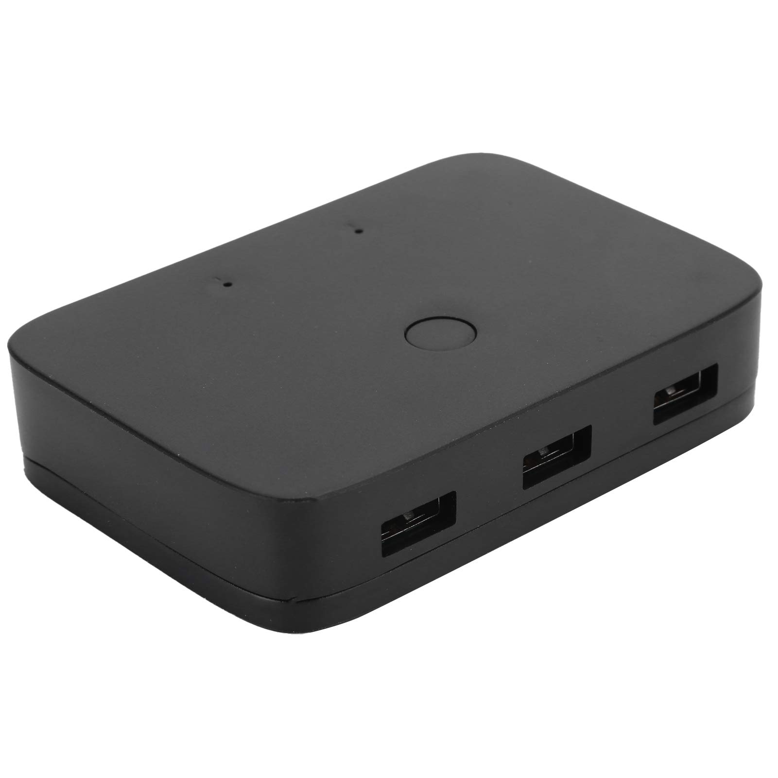 2 Port USB KVM Switch Box - 2 Computers 1 Monitor Sharing for Keyboard, Mouse & Printer | Compatible with USB Hubs, Flash Drives & Printers | Ideal for Home Office & Multi-PC Workstations