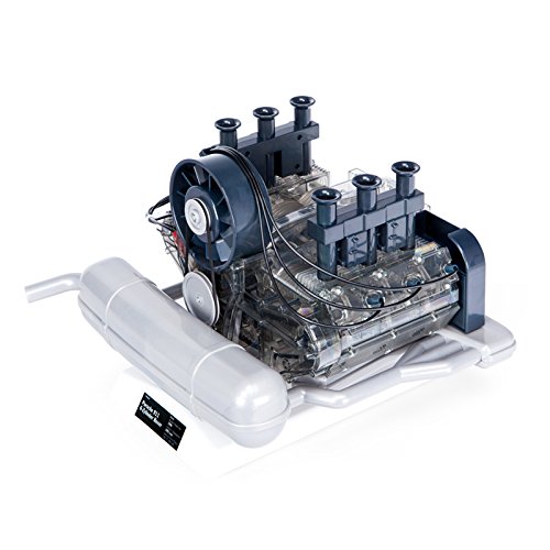 Build Your Own Porsche 911 Boxer Engine Toy - Replica Model Building Kit with Sounds & LED Lights - 280+ Pieces STEM Educational Toy for Ages 10+ - Perfect for Car Enthusiasts, DIY Projects & Display Collection