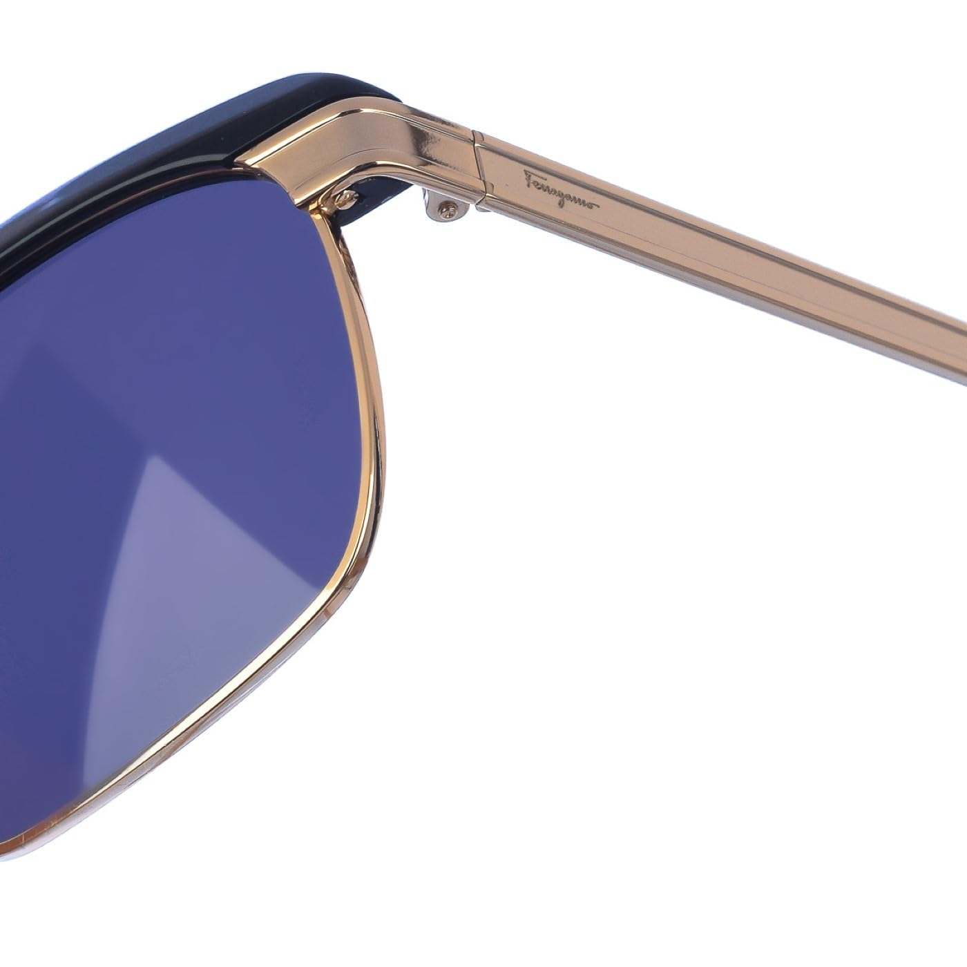 Ferragamo SF 263 S 017 Black/Gold Polarized Sunglasses for Women - Luxury Designer Shades for Driving, Beach & Outdoor Fashion