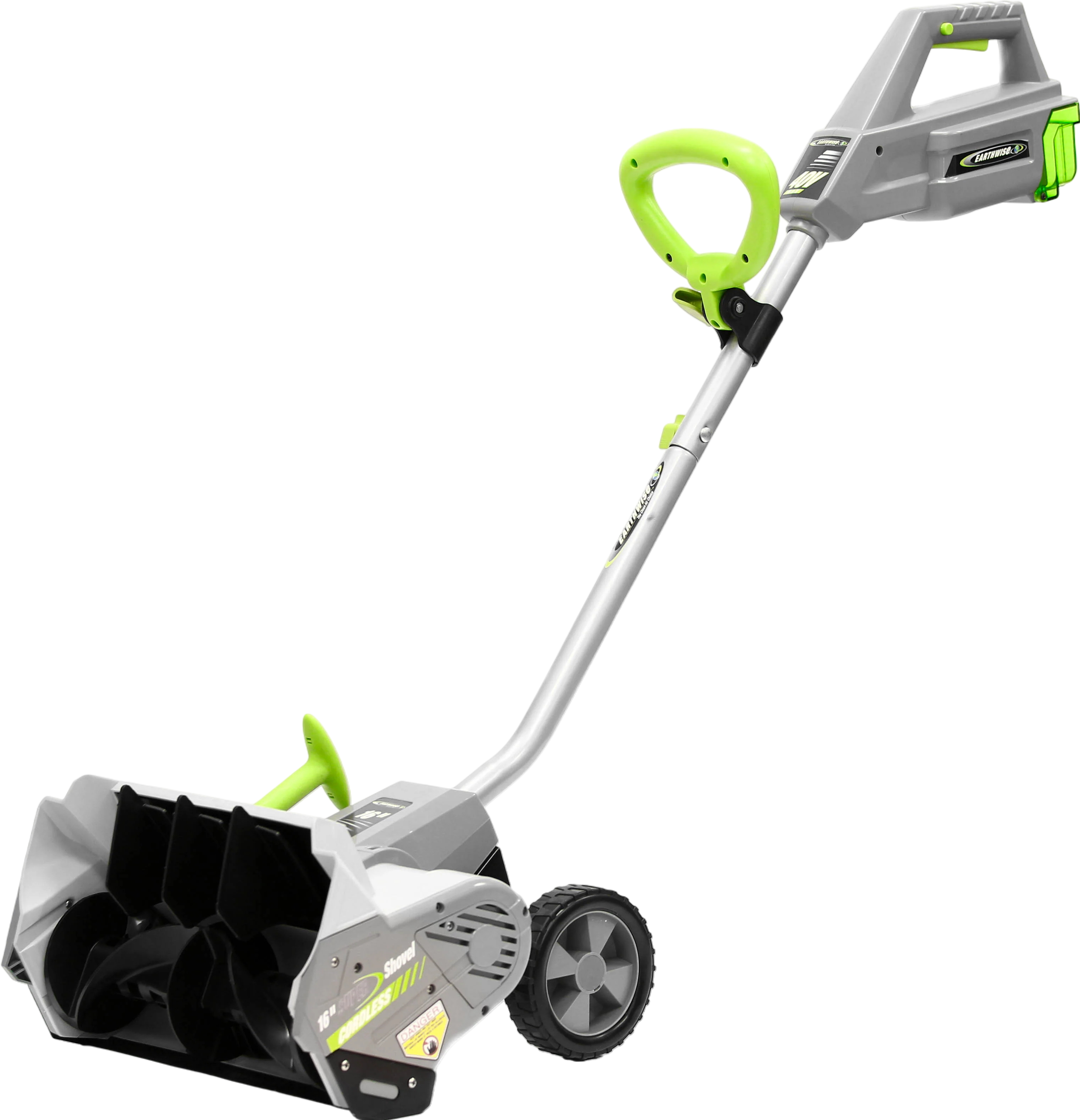 Earthwise SN74016 16-Inch 40V Cordless Electric Snow Blower with 4Ah Battery - Powerful Snow Removal for Driveways, Sidewalks & Small Yards