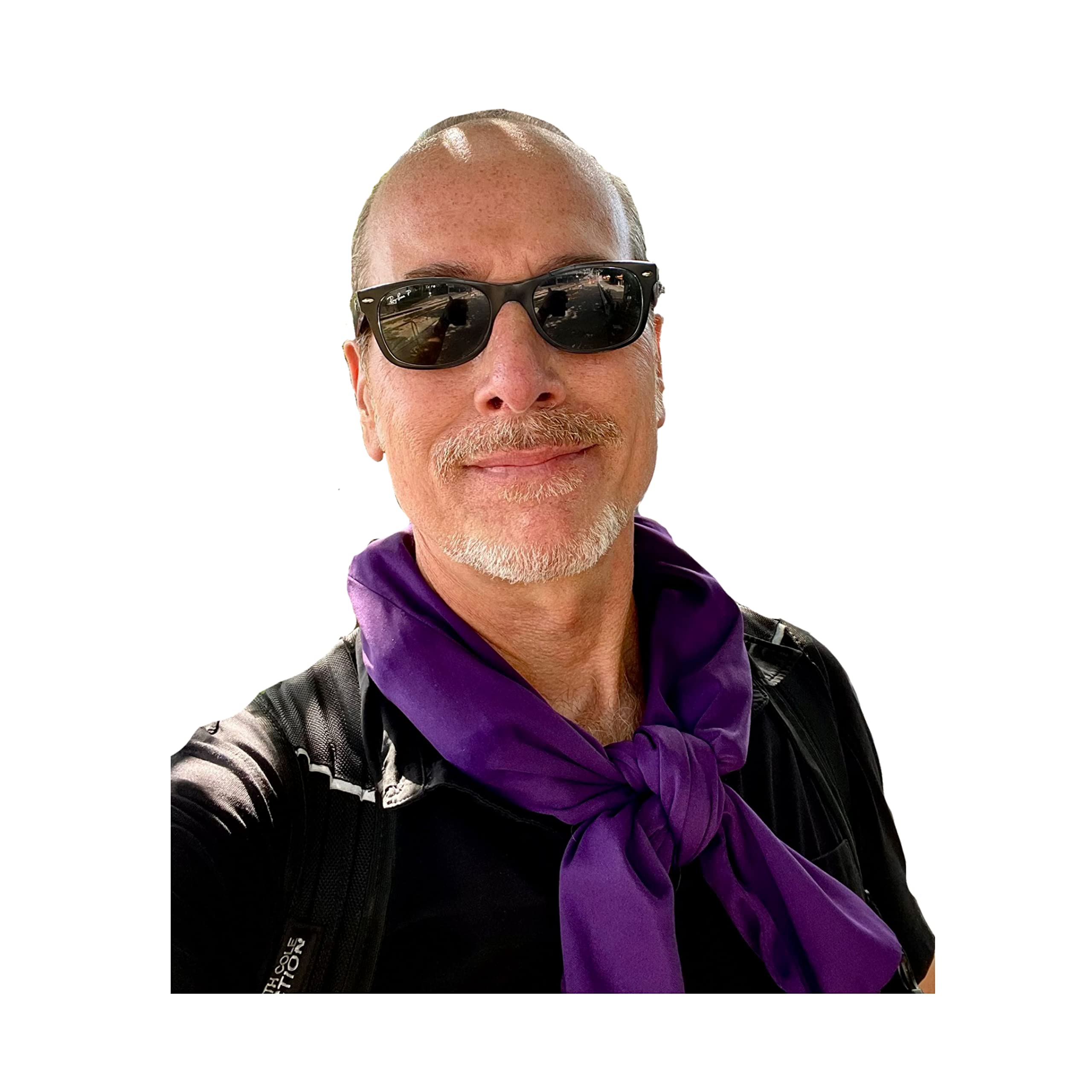 Nano-Ice Cooling Necklace & Scarf Set - Purple | Stay Cool in Style | Reusable Freezer Cooling Relief for Outdoor Sports, Travel & Hot Weather