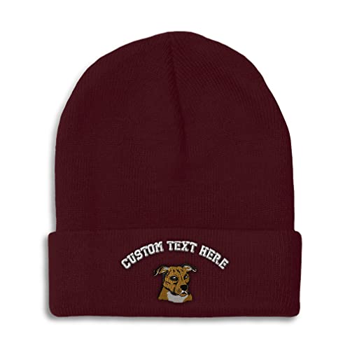 Burgundy Personalized Text Here